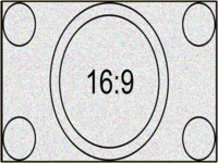 anamophes 16:9 Bild auf 4:3 TV (sog. Eierköpfer, engl. Coneheads)